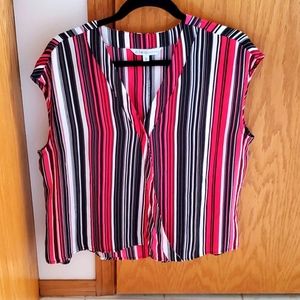 Cleo Petite Surplice Tank Top